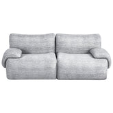 Artiss 2 Seater Sofa Modular Sectional Sofas Couch Bed No Assembly Living Room Grey